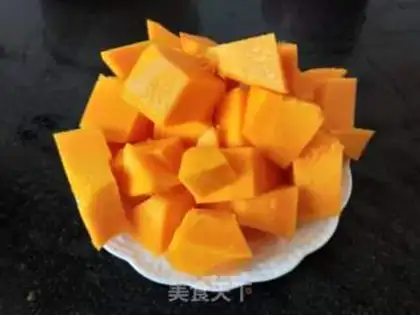 Make Soft pumpkin porridge step 1