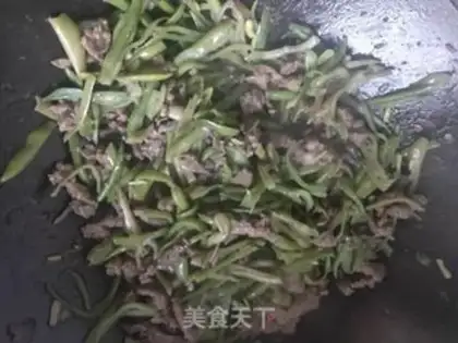 Make Soybeans with beef step 4