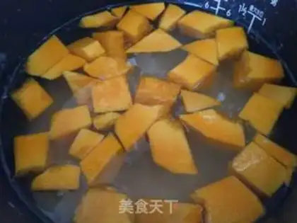 Make Soft pumpkin porridge step 2