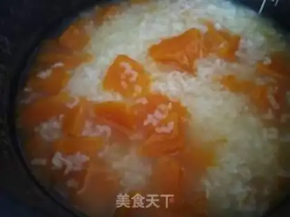 Make Soft pumpkin porridge step 4