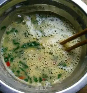 Make Celery pickles, rice pepper, egg fever step 6
