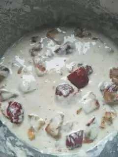 Make Red sugar date spa step 4