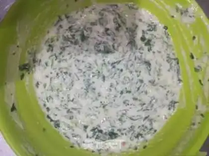 Make Celery leaves step 2