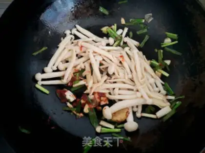 Make White mushrooms step 4