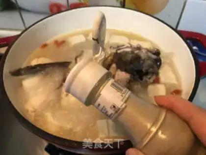 Make Frozen tofu fish head soup step 6