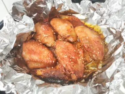 Make The honey is on the wings step 6