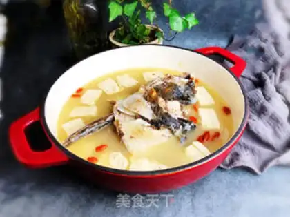 Make Frozen tofu fish head soup step 7