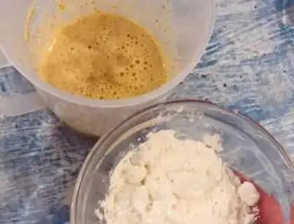 Make Red-tree yogurt muffins step 3