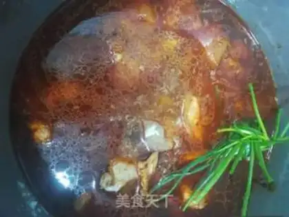 Make Peanut stew pig hoof step 7