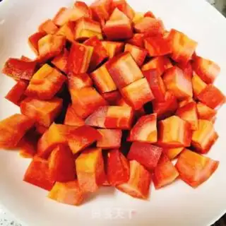 Make Fruit carrot congee step 2
