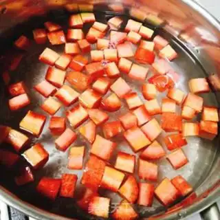 Make Fruit carrot congee step 3