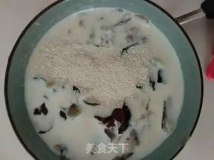 Make Red-tree black rice buns step 0