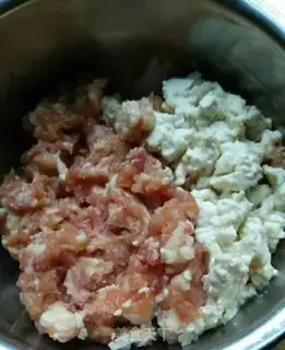 Make Tofu meat and steamed eggs step 2