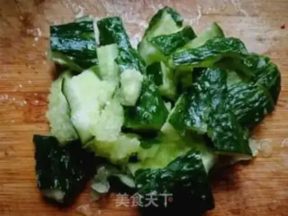 Make Gold pins and mushrooms and cucumbers step 3