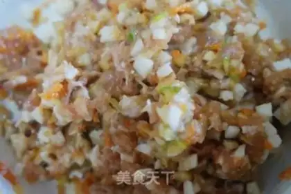 Make Gold meatballs step 1