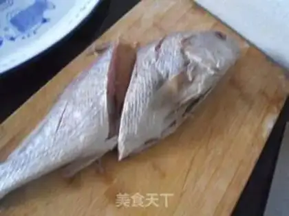 Make Burning yellow fish step 3