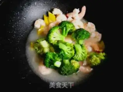 Make Shrimp broccoli step 12