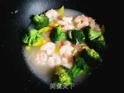 Make Shrimp broccoli step 13