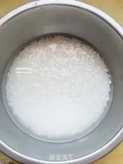 Make Steam melon rice step 1