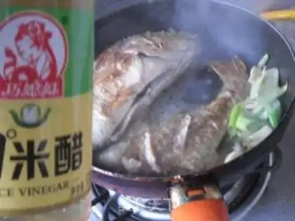 Make Burning yellow fish step 7