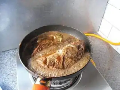 Make Burning yellow fish step 11