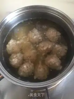 Make Horseshoe meatball soup step 4
