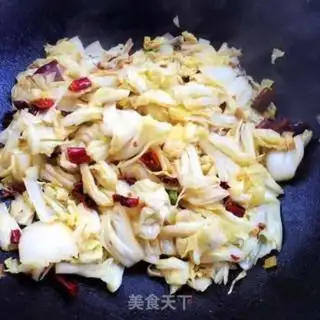 Make Spicy cabbage step 7