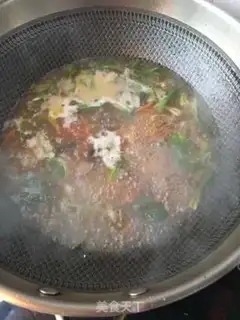 Make Meat-ding sea cucumber soup step 12
