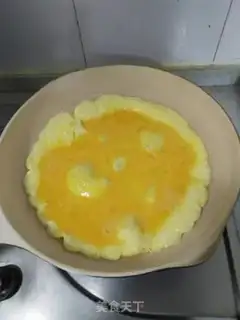 Make Smelt fried eggs step 6