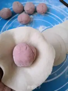 Make Flower buns step 9