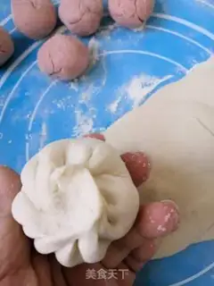 Make Flower buns step 10