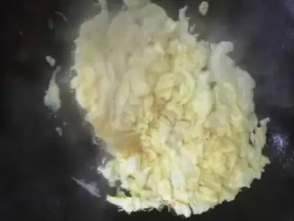 Make Cream fried eggs step 2