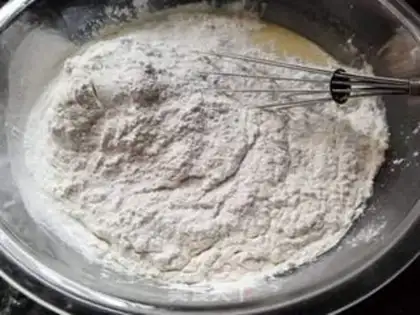 Make Coconut baked pastry step 1