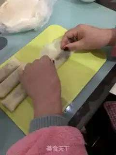 Make Spring rolls step 2