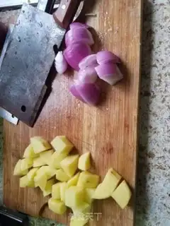 Make Curry chicken step 1