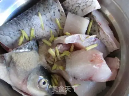 Make Double burning of fish tails step 1