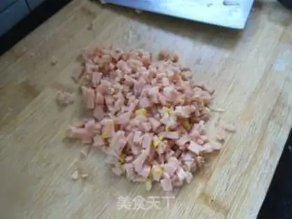Make Corn sausage pizza sauce step 5