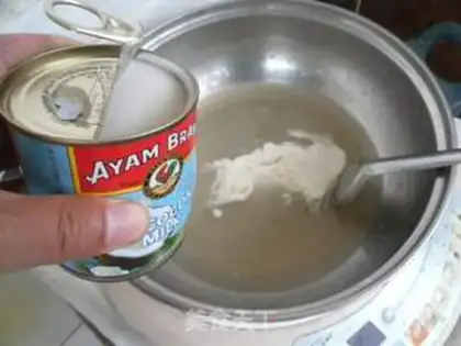 Make Coconut pudding step 3