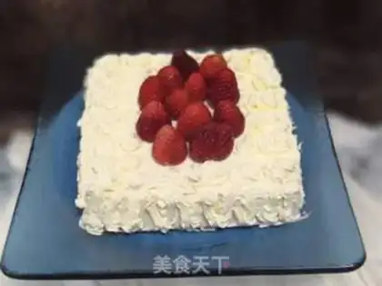 Make Strawberry cream cake step 22