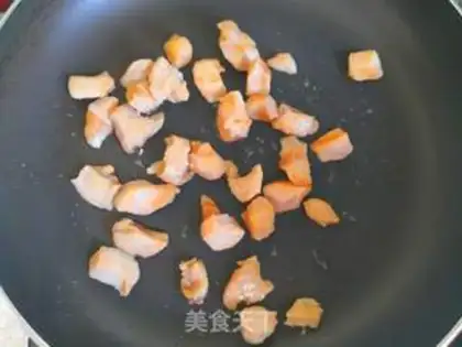 Make Chicken fried rice with cheese sauce step 4