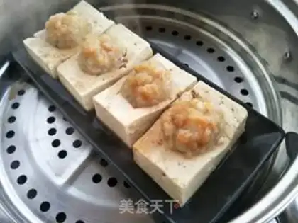 Make Shrimp ball tofu step 4