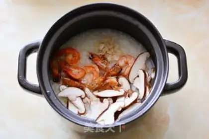 Make Shrimp congee step 5