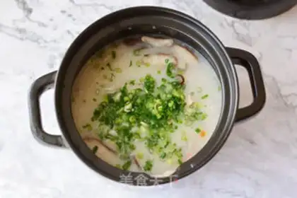 Make Shrimp congee step 6