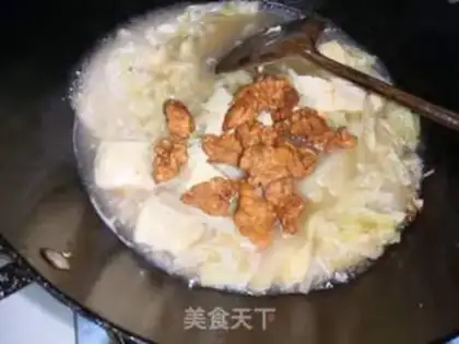 Make The cabbage is frozen tofu step 12