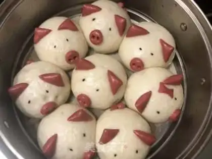 Make Pork buns step 14