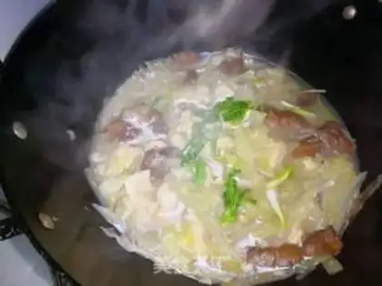 Make The cabbage is frozen tofu step 14