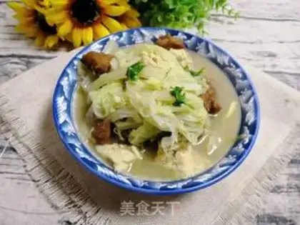 Make The cabbage is frozen tofu step 15