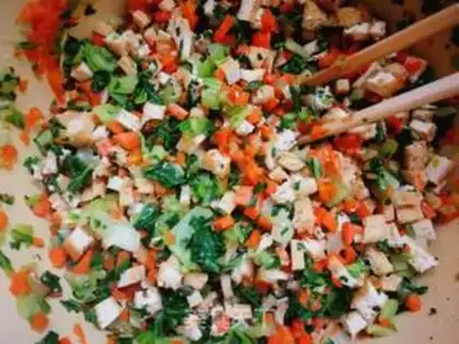 Make Carrots, bean-dry vegetables step 8