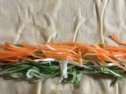 Make Step up vegetable rolls step 5