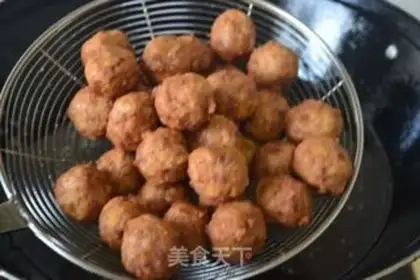 Make Dried fried balls step 6